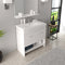 Modern Fittings Gloria 36" Single Bath Vanity with Ceramic Top and Integrated Square Sink