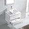 Modern Fittings Marsala 29" Single Bath Vanity with Engineered Stone Top and Square Sink