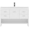 Modern Fittings Gloria 48" Single Bath Vanity with Ceramic Top and Integrated Square Sink