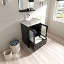 Modern Fittings Zola 24" Single Bath Vanity with Engineered Stone Top and Square Sink