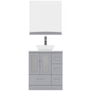 Modern Fittings Zola 30" Single Bath Vanity with Engineered Stone Top and Square Sink Faucet