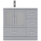 Modern Fittings Zola 36" Single Bath Vanity with Ceramic Top and Integrated Square Sink