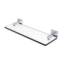 Allied Brass Montero Collection 16 Inch Glass Vanity Shelf with Beveled Edges MT-1-16-PC