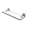 Allied Brass Montero Collection 16 Inch Glass Vanity Shelf with Beveled Edges MT-1-16-PNI