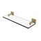 Allied Brass Montero Collection 16 Inch Glass Vanity Shelf with Beveled Edges MT-1-16-SBR