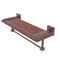 Allied Brass Montero Collection 16 Inch IPE Ironwood Shelf with Gallery Rail and Towel Bar MT-1-16TB-GAL-IRW-CA