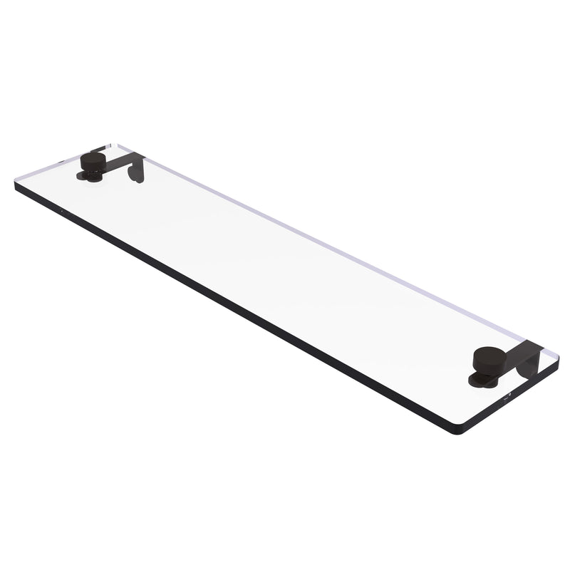 Allied Brass Montero Collection 22 Inch Glass Vanity Shelf with Beveled Edges MT-1-22-ORB