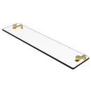 Allied Brass Montero Collection 22 Inch Glass Vanity Shelf with Beveled Edges MT-1-22-PB
