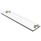 Allied Brass Montero Collection 22 Inch Glass Vanity Shelf with Beveled Edges MT-1-22-SBR