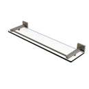 Allied Brass Montero Collection 22 Inch Glass Shelf with Gallery Rail MT-1-22-GAL-ABR