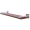 Allied Brass Montero Collection 22 Inch Solid IPE Ironwood Shelf with Gallery Rail MT-1-22-GAL-IRW-PC