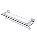 Allied Brass Montero Collection 22 Inch Gallery Glass Shelf with Towel Bar MT-1-22TB-GAL-PC
