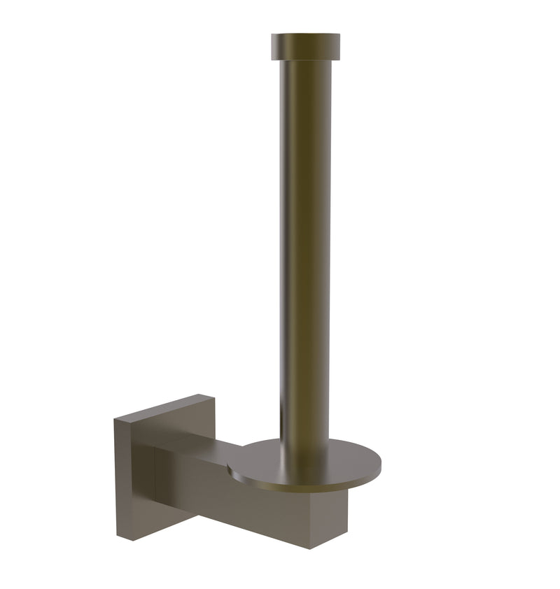 Allied Brass Montero Collection Upright Toilet Tissue Holder and Reserve Roll Holder MT-24U-ABR