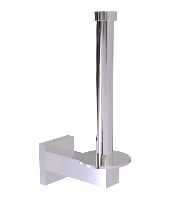 Allied Brass Montero Collection Upright Toilet Tissue Holder and Reserve Roll Holder MT-24U-PC