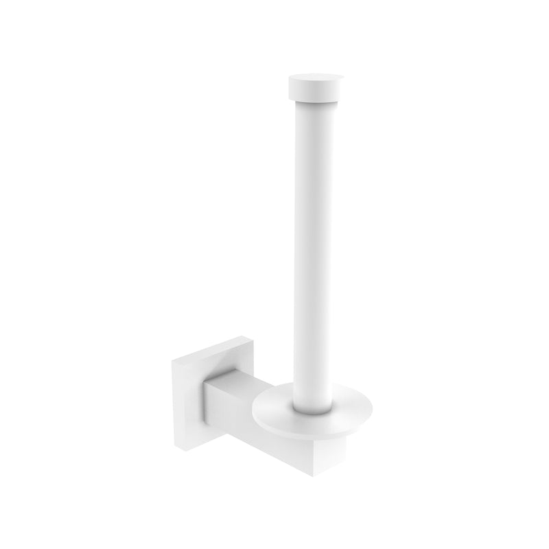 Allied Brass Montero Collection Upright Toilet Tissue Holder and Reserve Roll Holder MT-24U-WHM