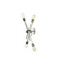 Dainolite 4 Light Wall Sconce Burnished Chrome Finish NEB-194W-BC