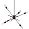 Dainolite 6 Light Pendant Espresso Finish NEB-336P-ES