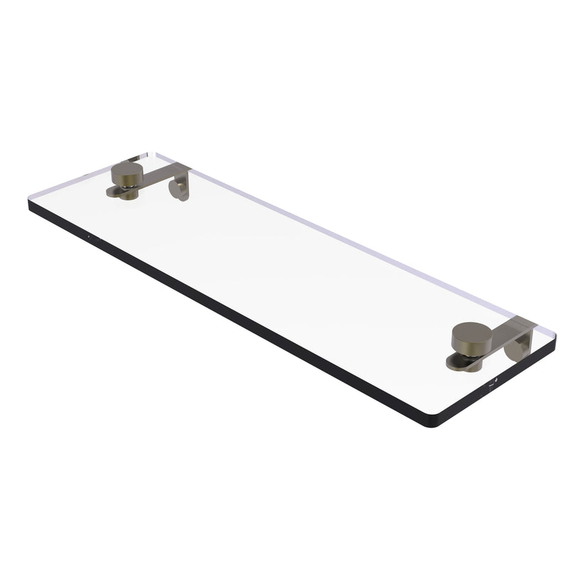 Allied Brass 16 Inch Glass Vanity Shelf with Beveled Edges NS-1-16-ABR