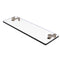 Allied Brass 16 Inch Glass Vanity Shelf with Beveled Edges NS-1-16-PEW
