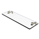 Allied Brass 16 Inch Glass Vanity Shelf with Beveled Edges NS-1-16-PNI