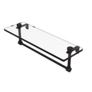Allied Brass 16 Inch Glass Vanity Shelf with Integrated Towel Bar NS-1-16TB-ORB