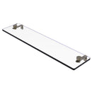 Allied Brass 22 Inch Glass Vanity Shelf with Beveled Edges NS-1-22-ABR