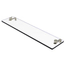 Allied Brass 22 Inch Glass Vanity Shelf with Beveled Edges NS-1-22-PNI