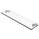 Allied Brass 22 Inch Glass Vanity Shelf with Beveled Edges NS-1-22-SN