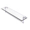 Allied Brass 22 Inch Glass Vanity Shelf with Integrated Towel Bar NS-1-22TB-PC