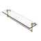 Allied Brass 22 Inch Glass Vanity Shelf with Integrated Towel Bar NS-1-22TB-UNL