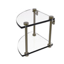 Allied Brass Two Tier Corner Glass Shelf NS-3-ABR