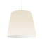 Dainolite 1 Light Oversized Drum Pendant Large Cream Shade OD-L-720