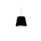 Dainolite 1 Light Oversized Drum Pendant Extra Small   Blk/Slv OD-XS-697