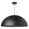 Dainolite 1 Light Incandescent Pendant Matte Black OFE-201P-MB-MB