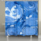 Laural Home Ocean Blue Marble Shower Curtain