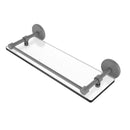 Allied Brass 16 Inch Tempered Glass Shelf with Gallery Rail P1000-1-16-GAL-GYM