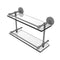 Allied Brass 16 Inch Tempered Double Glass Shelf with Gallery Rail P1000-2-16-GAL-GYM