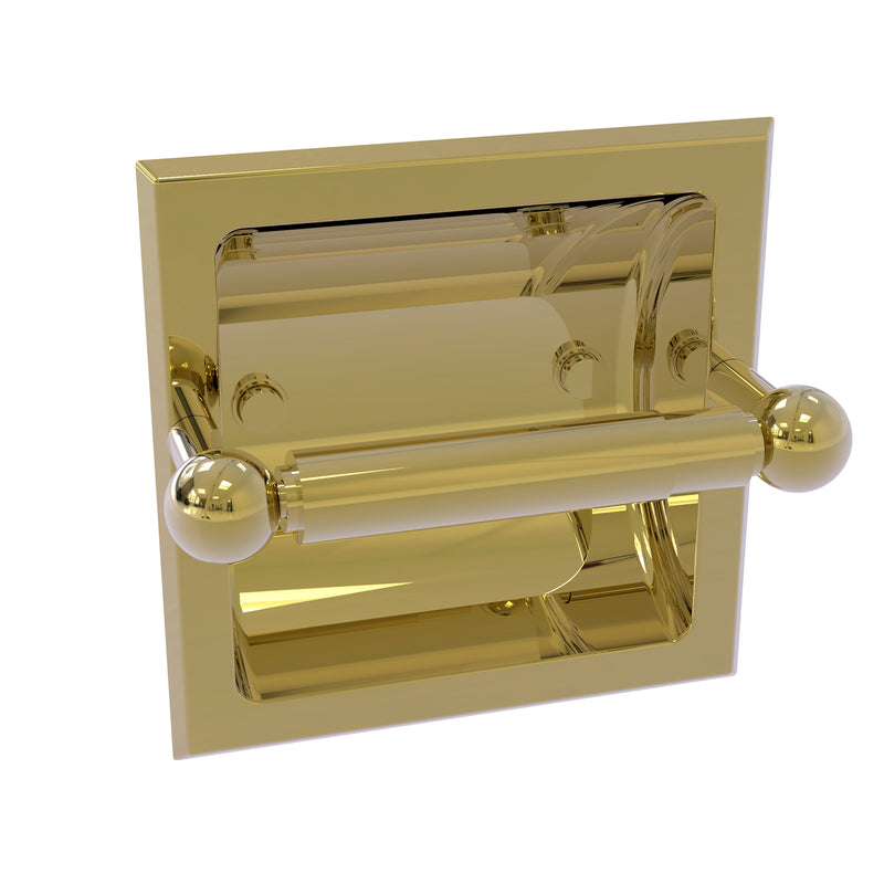 Allied Brass Prestige Skyline Collection Recessed Toilet Paper Holder P1000-24C-UNL