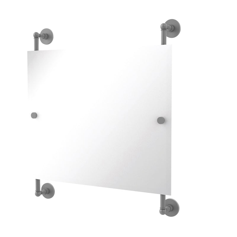 Allied Brass Prestige Skyline Landscape Rectangular Frameless Rail Mounted Mirror P1000-27-93-GYM