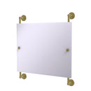 Allied Brass Prestige Skyline Landscape Rectangular Frameless Rail Mounted Mirror P1000-27-93-SBR