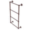 Allied Brass Prestige Skyline Collection 4 Tier 24 Inch Ladder Towel Bar with Dotted Detail P1000-28D-24-CA