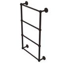 Allied Brass Prestige Skyline Collection 4 Tier 30 Inch Ladder Towel Bar with Dotted Detail P1000-28D-30-ORB