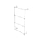 Allied Brass Prestige Skyline Collection 4 Tier 30 Inch Ladder Towel Bar with Dotted Detail P1000-28D-30-WHM