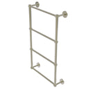 Allied Brass Prestige Skyline Collection 4 Tier 30 Inch Ladder Towel Bar with Groovy Detail P1000-28G-30-PNI