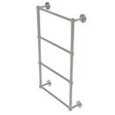 Allied Brass Prestige Skyline Collection 4 Tier 30 Inch Ladder Towel Bar with Groovy Detail P1000-28G-30-SN
