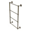 Allied Brass Prestige Skyline Collection 4 Tier 24 Inch Ladder Towel Bar with Twisted Detail P1000-28T-24-ABR