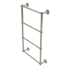 Allied Brass Prestige Skyline Collection 4 Tier 24 Inch Ladder Towel Bar with Twisted Detail P1000-28T-24-PNI