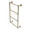 Allied Brass Prestige Skyline Collection 4 Tier 24 Inch Ladder Towel Bar with Twisted Detail P1000-28T-24-UNL