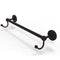 Allied Brass Prestige Skyline Collection 24 Inch Towel Bar with Integrated Hooks P1000-41-24-HK-ORB