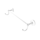 Allied Brass Prestige Skyline Collection 24 Inch Towel Bar with Integrated Hooks P1000-41-24-HK-WHM